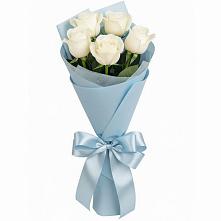 Букет 5 Белых роз Проуд #REPLACE_PRED# Шумский