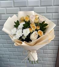 Букет цветов из:  Розы и Хризантемы в Шумский
