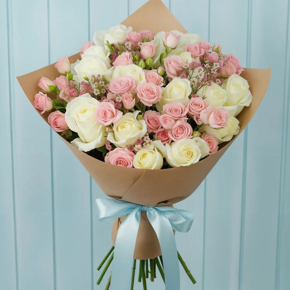 Букет цветов из: Розы в Шумский