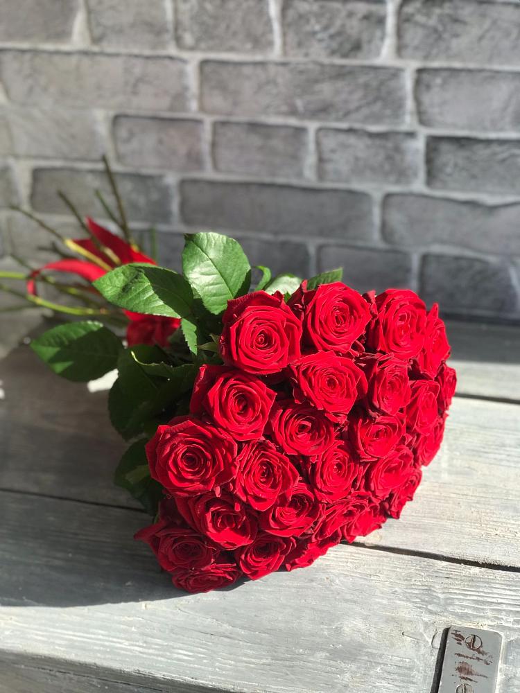 Букет Красные розы Фридом в Шумский