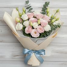 Букет цветов из:  Лизиантусы в Шумский