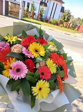 Букет цветов из:  Герберы #REPLACE_PRED# Шумский