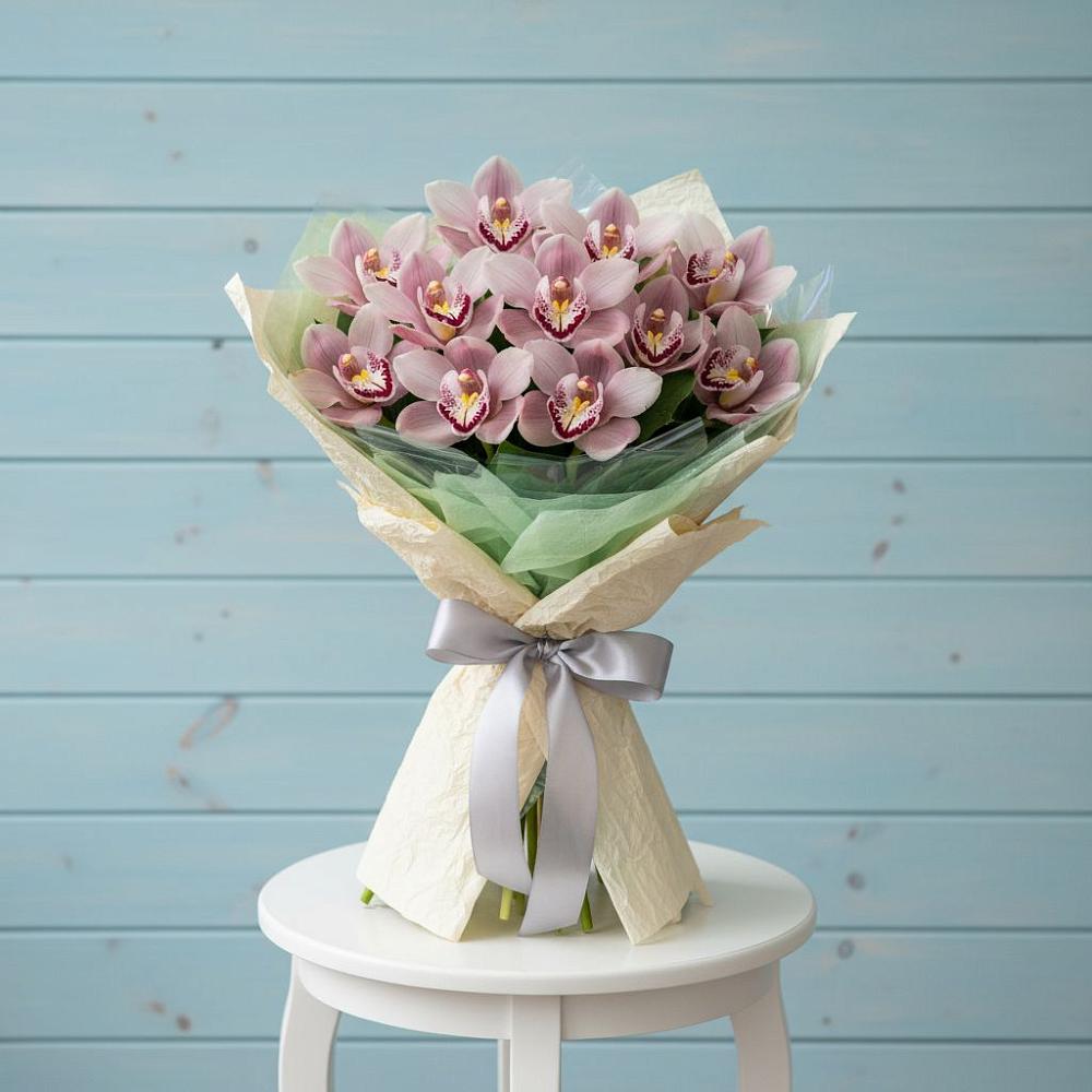 Букет цветов из: Орхидеи и Розы в Шумский