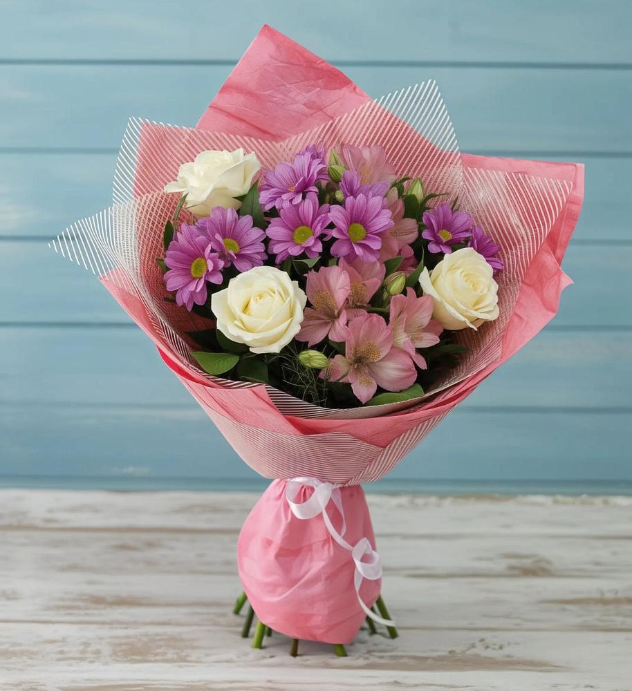 Букет цветов из: Герберы в Шумский