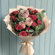 Букет цветов из:  Гвоздики и Розы в Шумский