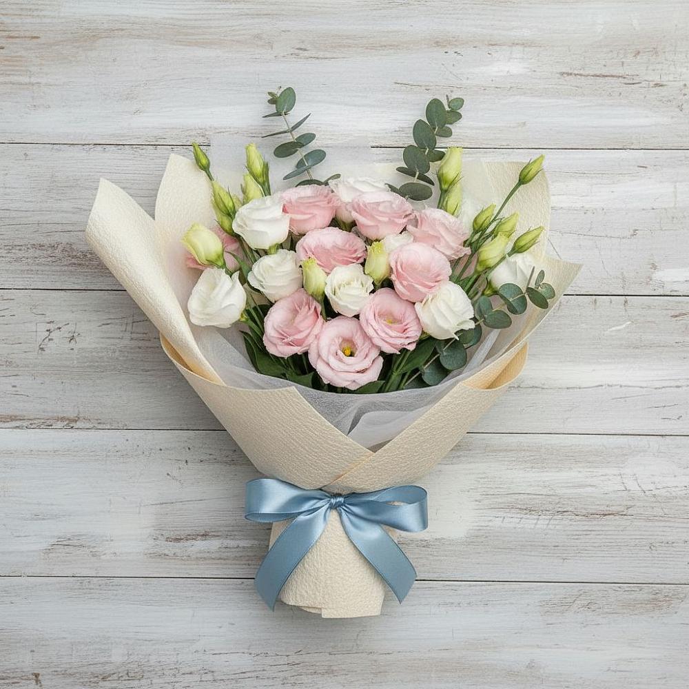 Букет цветов из: Лизиантусы в Шумский